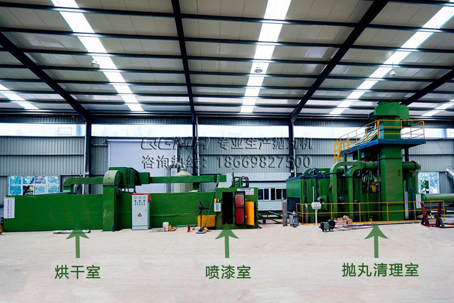 详解通过式抛丸机的内部构造及其工作原理